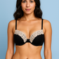 Noir Petal Double Padded Bra