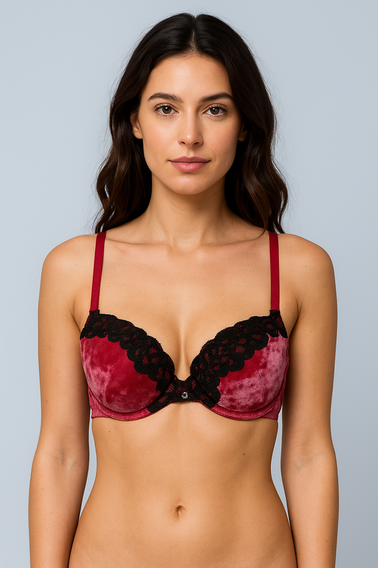 Crimson Luxe Double Padded Bra