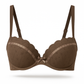 Cocoa Ribbon Double Padded Bra